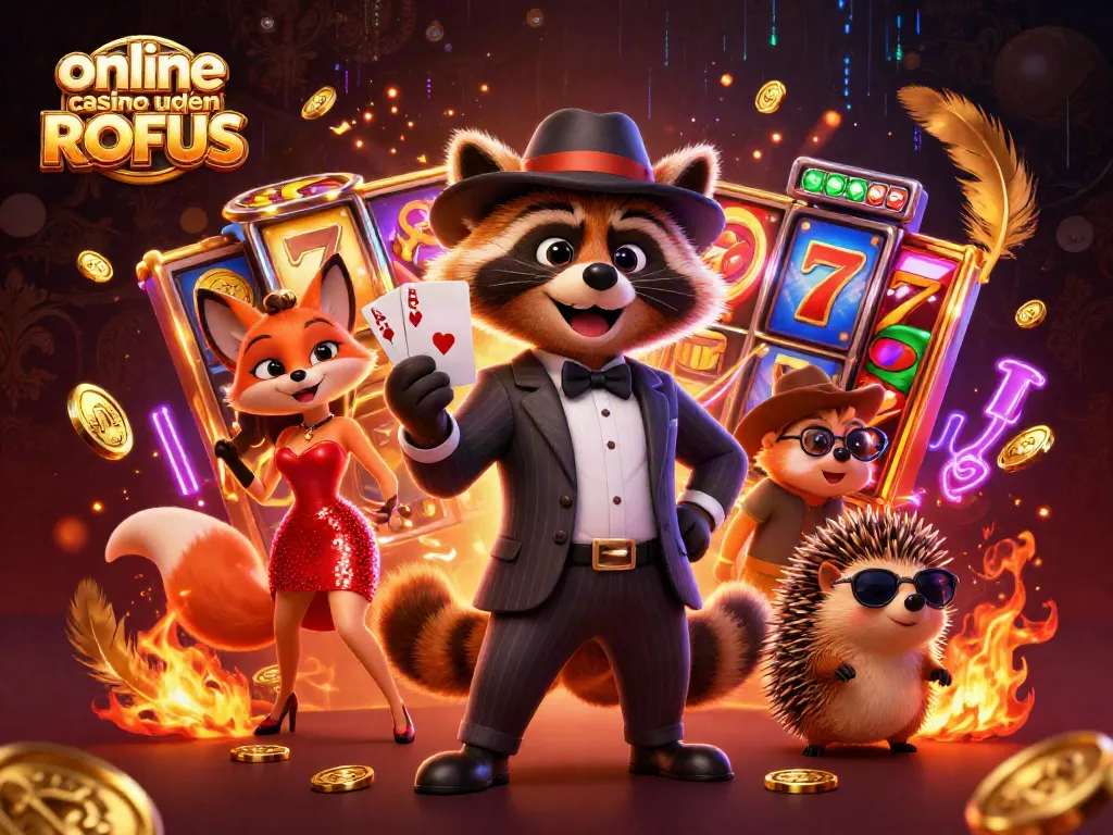 Experience the thrill of winning with online casino uden ROFUS featuring vibrant characters and dynamic elements.